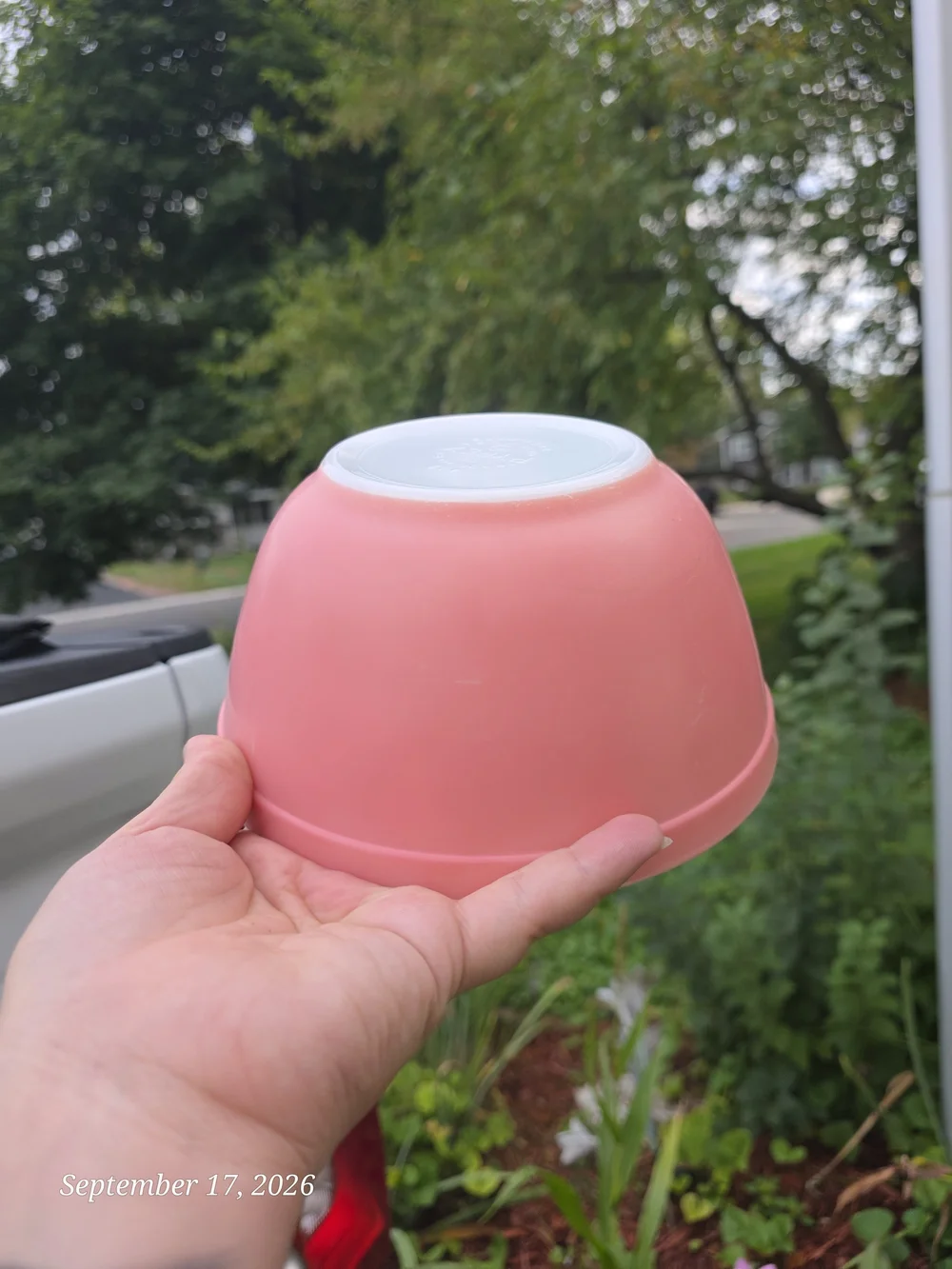 Pyrex Coral Pink Mixing Bowls Set - 2pc